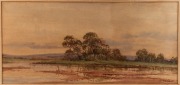 JOHN TALBOT, two Australian country scenes, watercolours, both signed "J. Talbot", ​​​​​​​each 20 x 43cm, 41 x 62cm overall - 3