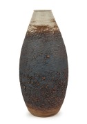 IAN SPRAGUE Australian studio pottery vase with incised decoration, two impressed seal marks near base, ​​​​​​​50cm high