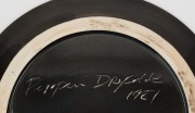 PIPPIN DRYSDALE studio pottery charger, incised "Pippin Drysdale, 1987", ​​​​​​​34cm diameter - 2