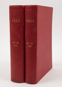 "PALS", two volumes containing multiple editions (1923 and 1924)