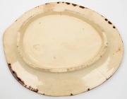 WILLIAM HOLFORD (Adelaide) colonial pottery bread plate, 1890-1909.  The pottery operated under two names, London Pottery and Federal Pottery, rare, 35cm wide - 2