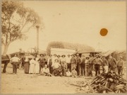 FARMING AND BUILDING four assorted antique photographs, 19th century, the largest sheet size 15 x 20cm - 2