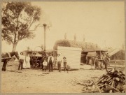 FARMING AND BUILDING four assorted antique photographs, 19th century, the largest sheet size 15 x 20cm - 3