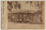 FARMING AND BUILDING four assorted antique photographs, 19th century, the largest sheet size 15 x 20cm - 5