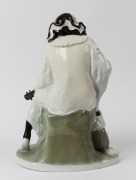 ROSENTHAL impressive German porcelain statue of Pierrot with poodle and guitar, green factory mark to base, 36cm high - 2