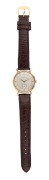 JAEGER LeCOULTRE&nbsp;18ct gold cased gent's wristwatch with manual movement, mid 20th century, ​​​​​​​3.3cm wide including crown &nbsp;