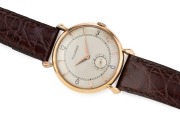JAEGER LeCOULTRE&nbsp;18ct gold cased gent's wristwatch with manual movement, mid 20th century, ​​​​​​​3.3cm wide including crown &nbsp; - 2