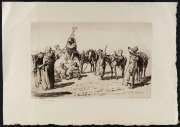 LIONEL ARTHUR LINDSAY (1874 - 1961) The Bassra Guard, drypoint etching, 1929, signed in the plate and in pencil in the lower margin, from an edition of 100, 19 x 30cm image size. - 2