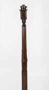 Two Australian Arts & Crafts timber standard lamps, early 20th century, 150cm high - 2