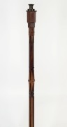 Two Australian Arts & Crafts timber standard lamps, early 20th century, 150cm high - 3