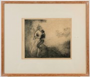 NORMAN LINDSAY (1879-1969), Robin Hood, etching, signed and titled in the lower margin, ​​​​​​​26 x 22cm, 48 x 41cm overall - 2