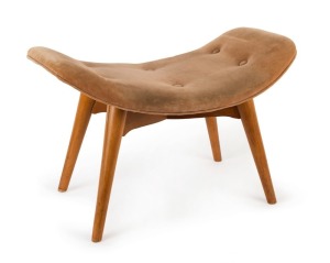 FEATHERSTON "Contour" footstool, mid 1950s, 41cm high, 62cm wide, 39cm deep