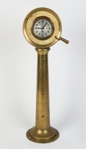 Ships telegraph maritime clock, 107cm high 