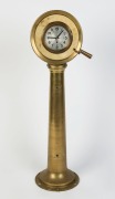 Ships telegraph maritime clock, 107cm high 