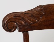 An antique Colonial Australian cedar dining chair with finely carved back and splat, Tasmanian origin, circa 1840, ​​​​​​​88cm high - 2