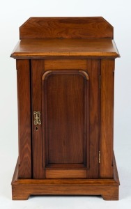 An antique Australian blackwood pot cabinet, late 19th century, ​​​​​​​79cm high, 46cm wide, 33cm deep