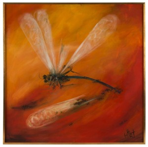 KEVIN CHARLES (PRO) HART (1928-2006), Insect With Ants, oil on canvas, signed lower right "Pro Hart", dated lower left "'76", ​​​​​​​91 x 91cm, 93 x 93cm overall