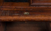 BALLARAT BANK antique Australian cedar cylinder top desk with fitted interior, Sydney origin, circa 1865, 113cm high, 117cm wide, 75cm deep - 4