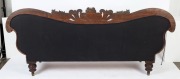 LEPPINGTON HOUSE early Colonial Australian cedar sofa, with handsomely carved and turned decoration, and finely upholstered in black horsehair, circa 1830. - 5