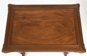 A nest of wo Australian Arts & Crafts occasional tables, Tasmanian blackwood with rare rose mahogany fitted panel tops, early 20th century, the larger 53cm high, 71cm wide, 41cm deep - 3