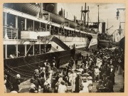 "ADELAIDE STEAMSHIP COMPANY LIMITED" photo advertising display by SEARS PHOTOGRAPHERS, mounted on original card with captions, early 20th century, 61 x 76cm overall - 5