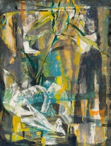 JUDY CASSAB (1920 - 2015), Flower 1959, Oil on board, signed and dated lower right Cassab / 1959, 62 x 47.5cm, framed 77 x 62cm. Provenance: Joel Fine Art, Melbourne, 21 April 2008, lot 161.