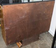 An Austrian Art Deco sideboard,&nbsp;Karelian birch and macassar ebony with black marble top and ivorine handles, circa 1925, 93cm high, 107cm wide, 37cm deep - 8