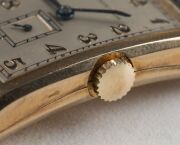 MOVADO&nbsp;9ct gold cased Art Deco gent's wristwatch, manual movement with subsidiary dial, 3.9cm high, 2.2cm wide including crown - 7
