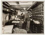 THE B.A.N.Z. ANTARCTIC EXPEDITION: Official original photograph by Captain Frank Hurley: Image A18 - Title: From Rookery for Museum, with official "MAWSON ANTARCTIC EXPEDITION" handstamp and release date "MONDAY FEB.24, 1930" verso, together with the offi