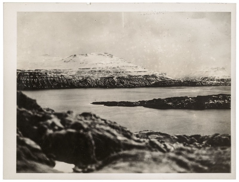 THE B.A.N.Z. ANTARCTIC EXPEDITION: Official original photographs by Captain Frank Hurley: Image A22 - Title: Kerguelen the Magnificent. seven individual images, each with the official "MAWSON ANTARCTIC EXPEDITION" handstamp and release date "MONDAY FEB.24