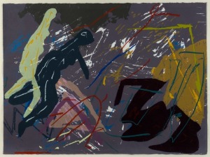 SYDNEY BALL (1933-2017), Return of the Sumaran Man, screenprint, 15/20, signed and titled in the lower margin, 57 x 77cm, 83 x 101cm overall