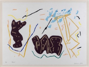 SYDNEY BALL (1933-2017), Sews, screenprint, 1/20, signed and titled in the lower margin, 57 x 77cm, 83 x 101cm overall