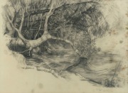 CHRISTOPHER R. TAYLOR (Australia), I.) Blairgowrie Back Beaches, 1985, II.) Yarra River, Kew, 1985, both signed "Christopher R. Taylor", pencil on paper, 53 x 73cm, 75 x 95cm each overall - 3