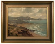 THEO DEL GROSSO (b.1947), Untitled (Coastal Cliffs), oil on canvas, signed lower left, circa 1985, 46 x 61cm; framed 64 x 79cm. - 2