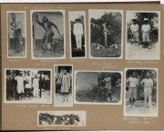 A photograph album titled "Glimpses of Nauru and Ocean Islands" and containing more than 350 small-format photographs (some assembled into panoramas). Extensively annotated with dates ranging from 1930 to 1935 the album records the activities of staff wor - 4