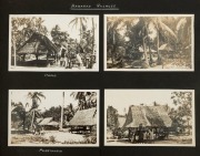 NAURU & OCEAN ISLANDS: A 1933 - continuation of the collection offered in the previous lot; this album with many photographs of larger format including village scenes (Ooma, Tapiwa, Tabiang, Puakanakai, etc.), Phosphate Field near Cricket Ground, Head Tow - 3