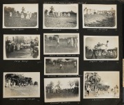 NAURU & OCEAN ISLANDS: A 1933 - continuation of the collection offered in the previous lot; this album with many photographs of larger format including village scenes (Ooma, Tapiwa, Tabiang, Puakanakai, etc.), Phosphate Field near Cricket Ground, Head Tow - 5