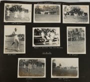 NAURU & OCEAN ISLANDS: A 1933 - continuation of the collection offered in the previous lot; this album with many photographs of larger format including village scenes (Ooma, Tapiwa, Tabiang, Puakanakai, etc.), Phosphate Field near Cricket Ground, Head Tow - 6