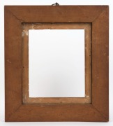 An antique Australian blackwood picture frame with gilt slip, Tasmanian origin, circa 1850, ​​​​​​​27 x 24.5cm overall, internal 16 x 13cm - 2