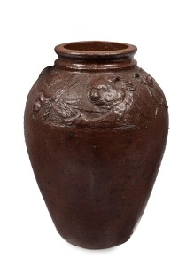 MASHMAN BROS. salt glazed pottery planter with Koala frieze, by Castle Harris,  ​​​​​​​34cm high