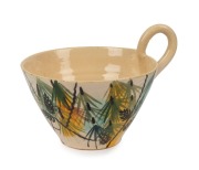 JOHN PERCEVAL & ARTHUR MERRIC BOYD pottery ramekin painted with bush flora, incised "A. M. B., J. P. '48", 11cm high, 15cm wide