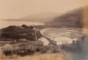 TASMANIA album including a nice selection of Tasmanian albumen prints many captioned. Of note: Examples by Beattie, Port Arthur Before the Fire. Also Lorne, Victoria showing the Coach on The Great Ocean Road, The Grand Pacific hotel in Lorne and many othe - 6