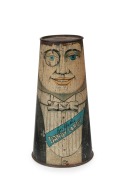 GRIFFITHS BROS. LTD. "DANDY CANDY" rare figural chromolithograph tin, early 20th century, ​​​​​​​15.5cm high 