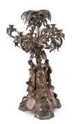 A SPECTACULAR STERLING SILVER CENTREPIECE WITH STRONG VICTORIAN & AIREYS INLET ASSOCIATIONS The centrepiece (72cm high; over 280oz or approx. 8,000gms) by Smith & Nicholson of London; 1863, is in the form of a eucalyptus tree, with six scrolling branches, - 2