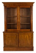 An antique Australian cedar bookcase, Tasmanian origin, 19th century, ​​​​​​​190cm high, 130cm wide, 59cm deep