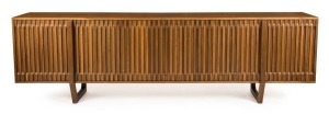 JAKOB RUDOWSKI (1927-1996) Australian vintage Queensland walnut sideboard with six doors, circa 1950s, 83cm high, 274cm long, 45cm deep