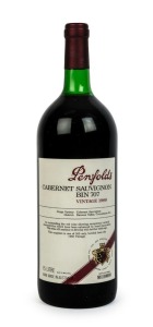 1980 PENFOLDS Bin 707, Cabernet Sauvignon, South Australia, bottle no. 386 in original wooden case (1 magnum). 