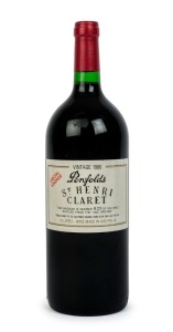 1980 PENFOLDS St. Henri Claret, South Australia, bottle no. 029 of 500 only, (1 magnum) in original wooden box.
