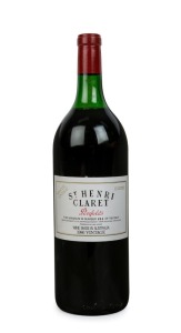 1986 PENFOLDS St. Henri Claret, South Australia, bottle no. 404 of 756 only, (1 magnum) in original wooden box.