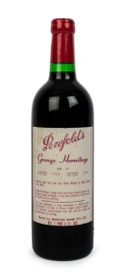 1963 PENFOLDS Bin 95, Grange Hermitage, Magill, South Australia, (1 bottle). Penfolds Red Wine Clinic 2004 label verso.